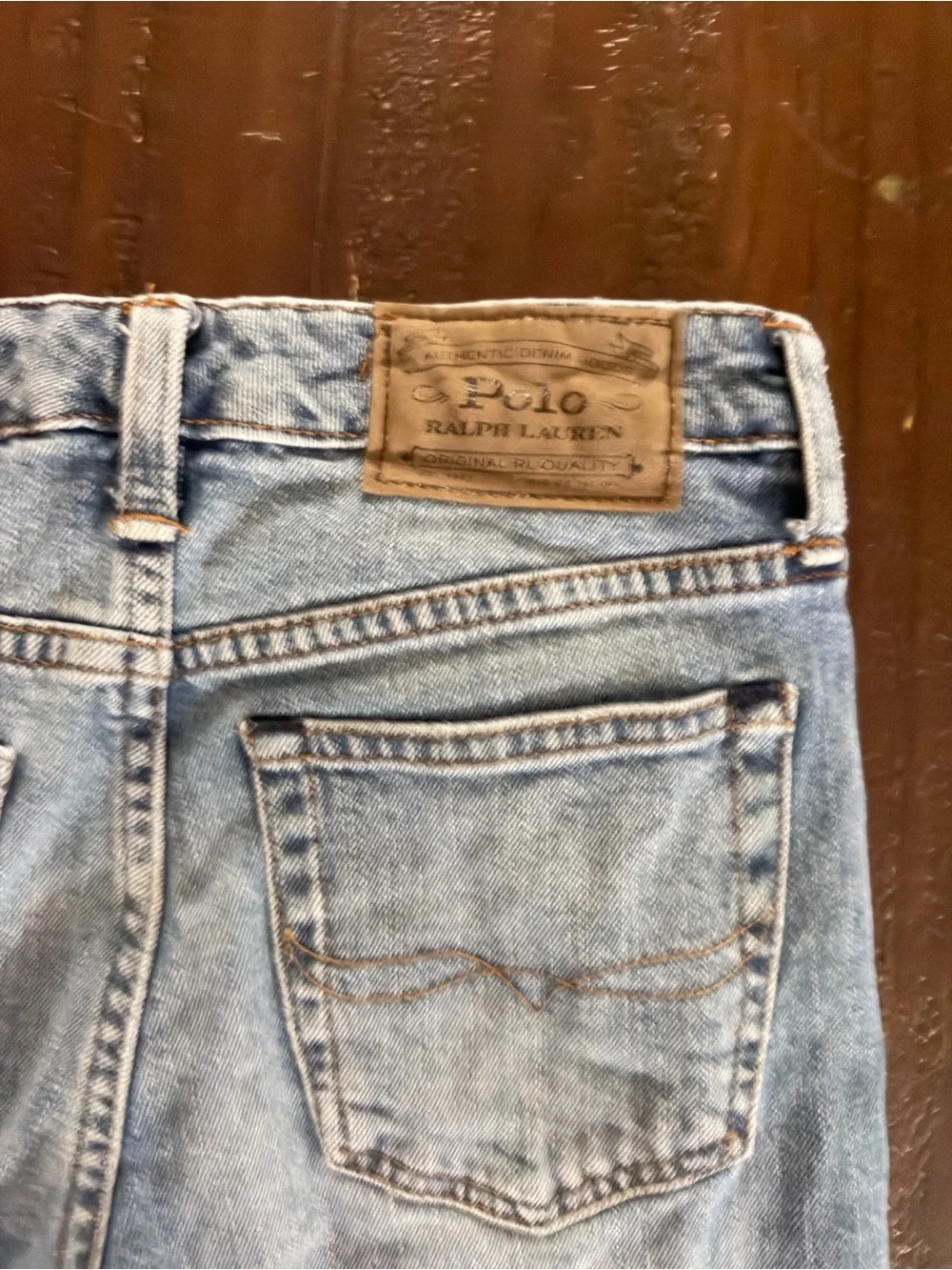Ralph Lauren Men's Light Wash Skinny Jeans